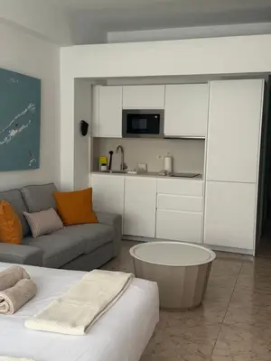 Una cocina o zona de cocina en Apartamento Playa 48