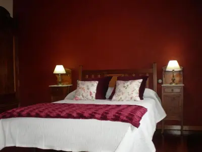 Cama o camas de una habitación en Holiday Home Ländliches Haus Las Caldereras by Interhome
