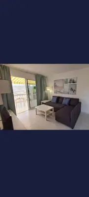 Zona de estar de Ocean view Apartment Schwald