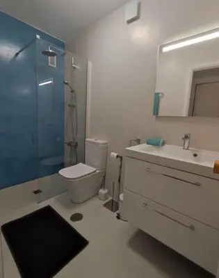 Un baño de Ocean view Apartment Schwald