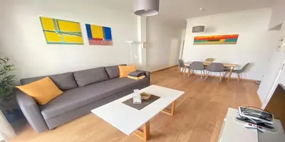 Zona de estar de Penthouse Canteras Center