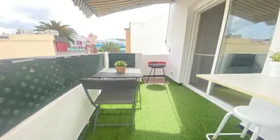 Un balcón o terraza de Penthouse Canteras Center