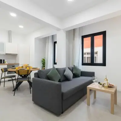 Bright Apt for 4 Las Canteras - Shared Terrace