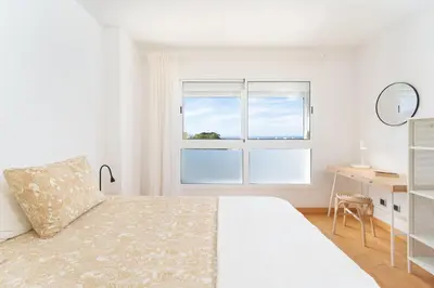 Cama o camas de una habitación en Duplex en Agaete