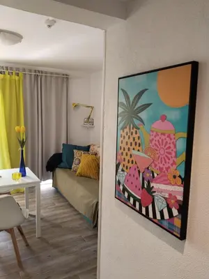 Zona de estar de Casa Bruna Beach House