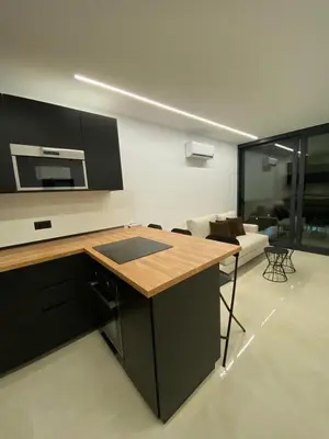 Una cocina o zona de cocina en El Ático de Abuela - Private flat in Las Canteras