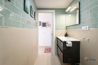 Una cocina o zona de cocina en Rooftop Retreat