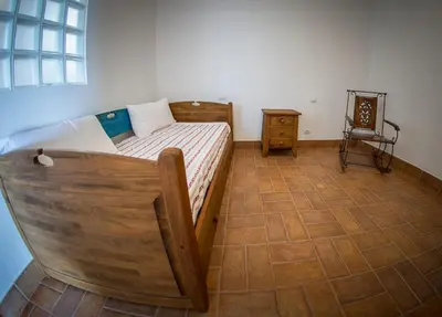 Cama o camas de una habitación en La Llave