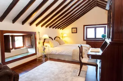 Cama o camas de una habitación en Mansion Bandama by VillaGranCanaria