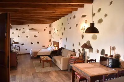 Zona de estar de Finca Mariola - Alpendre