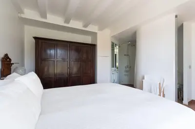 Cama o camas de una habitación en Finca en el Corazón de la Isla