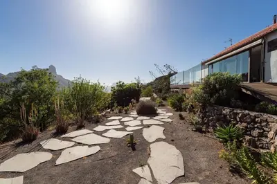 Paisaje cerca de este chalet de montaña