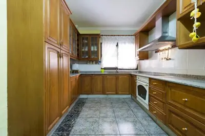 Una cocina o zona de cocina en Rincón Mirador Risco Verde