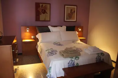 Cama o camas de una habitación en Casa Carmela
