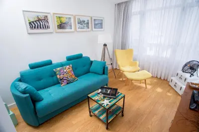 Zona de estar de Superb Apartament Canteras