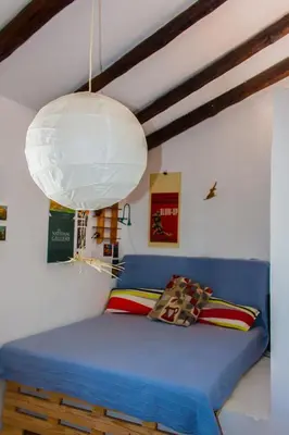 Cama o camas de una habitación en La Casilla