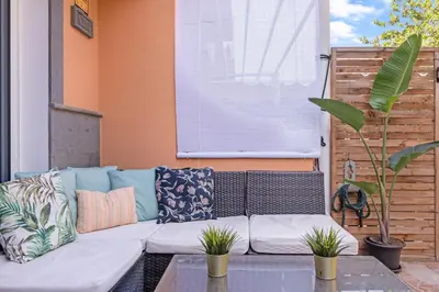 Zona de estar de Home2Book Relaxing Stay & Terrace in Maspalomas