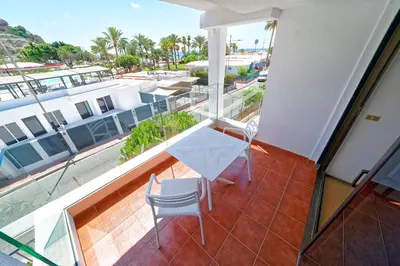 Un balcón o terraza de Apartamentos Río Piedras