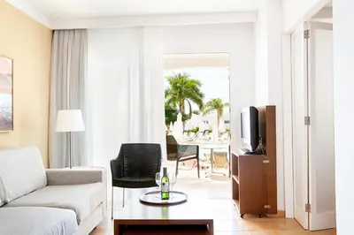 Zona de estar de Sunprime Atlantic View Suite & Spa