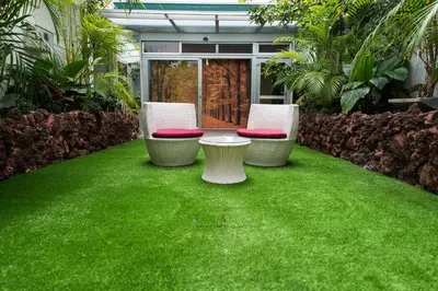 Jardín al aire libre en Suites Garden Loft Kandinsky