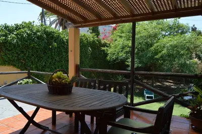 Un balcón o terraza de La Alpispa