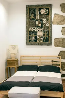 Cama o camas de una habitación en Casa Vista Bandama Vivienda Vacacional