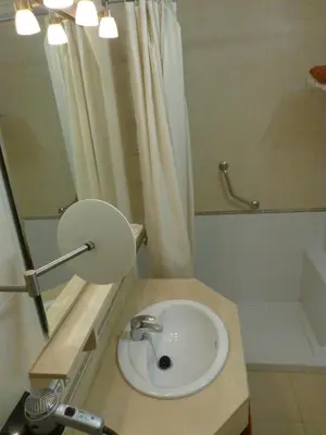 Un baño de Apartamentos Belmonte