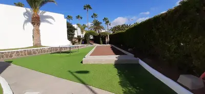 Jardín al aire libre en Turbo Club