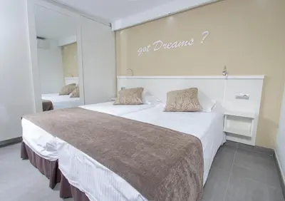 Cama o camas de una habitación en Turbo Club