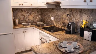 Una cocina o zona de cocina en Ocean Studio Maspalomas
