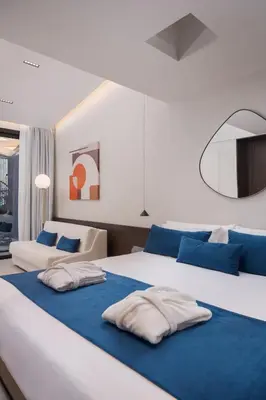 Cama o camas de una habitación en Fahana Men Only