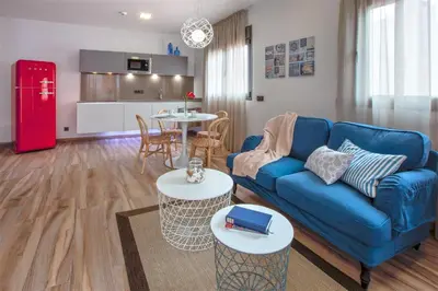Zona de estar de Gran Marina Suites