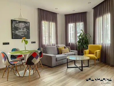 Zona de estar de Gran Marina Suites