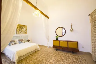 Cama o camas de una habitación en Aminta Home charmy rooms in Vegueta