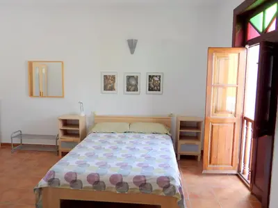 Cama o camas de una habitación en Casa Nieves de Igueste