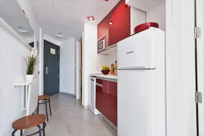 Una cocina o zona de cocina en Riviera Peace