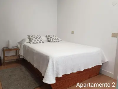 Cama o camas de una habitación en Apartamento Kings Vegueta