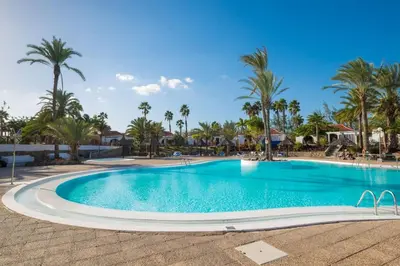 Piscina en o cerca de Sunny Bungalows Parque Golf in Maspalomas