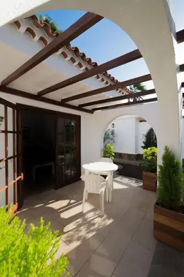 Un balcón o terraza de Sunny Bungalows Parque Golf in Maspalomas