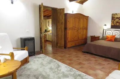 Cama o camas de una habitación en Casa La Lomada