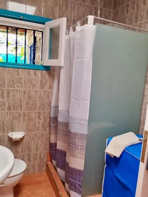 Un baño de Apartamentos Buen Leon