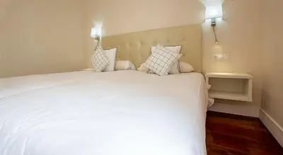 Cama o camas de una habitación en Hotel Madrid
