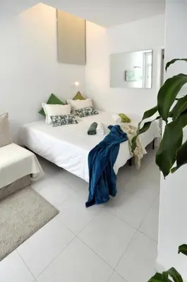 Cama o camas de una habitación en Sun Suite Canteras Ii