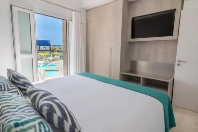 Cama o camas de una habitación en Hotel LIVVO Los Calderones - Adults recommended