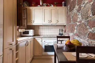 Una cocina o zona de cocina en Ancient Historical House