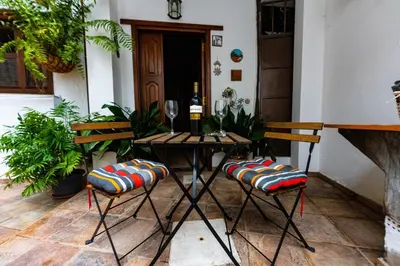 Un patio o zona al aire libre en Ancient Historical House
