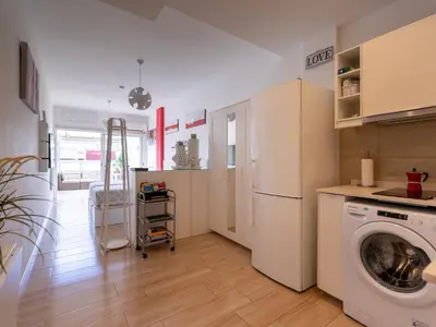 Una cocina o zona de cocina en Attico Albareda