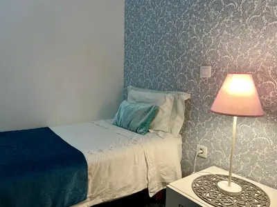 Cama o camas de una habitación en Apartamentos Dalia