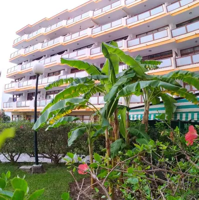 Jardín al aire libre en Apartamentos Australia