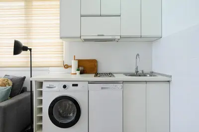 Una cocina o zona de cocina en Stylish Sea View Accommodation Las Canteras
